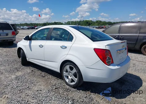 2014 Chevrolet Sonic Ltz Auto from USA, damaged, VIN 1G1JE5SB5E4230353